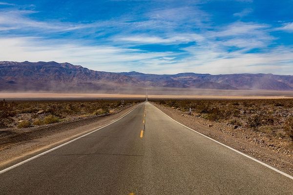 Road in Death Valley National Park-California